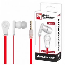 GT AURICOLARE A FILO STEREO BE BASS IN-EAR UNIVERSALE JACK 3,5MM PER MUSICA RED /