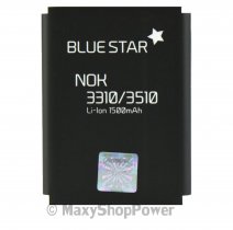 BLUE STAR BATTERIA IONI DI LITIO 3,7V 1500mAh PER NOKIA 3310 - 3330 - 3410 - 3510 - 3510I - 5510 - 6