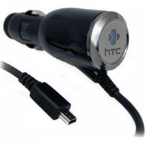 HTC CARICABATTERIE ORIGINALE DA AUTO PER ACCENDISIGARI CC-C100 10W MINIUSB BLACK BULK /