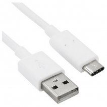 SAMSUNG CAVO DATI USB Type C ORIGINALE EP-DW700CWE 1,5M WHITE BULK /PER GALAXY USB-C CONNECTOR