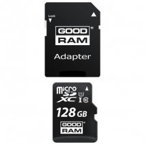 GOODRAM MEMORY CARD M1AA MICROSD HC 128 GB + ADATTATORE SD CLASSE 10 /