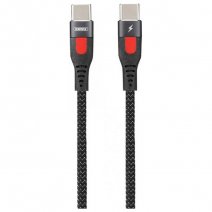 REMAX CAVO DATI E RICARICA USB-C TO USB-C RC-151CC FAST BLACK /PER ANDROID GALAXY HUAWEI XIAOMI