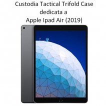 TACTICAL CUSTODIA ORIGINALE BOOK TRIFOLD CASE PER APPLE IPAD AIR 3 (2019 ) A2123 - A2152 - A2153 BLA