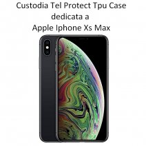 TEL PROTECT CUSTODIA TPU SILICONE LIQUID AIR COVER CASE PER APPLE IPHONE XS MAX BLACK
