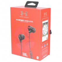 JBL AURICOLARE BLUETOOTH SPORT WIRELESS HUNDER ARMOR STEREO IN-EAR BLACK /PER IPHONE GALAXY ANDROID
