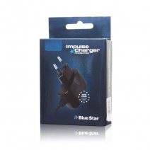 BLUE STAR CARICABATTERIE DA PARETE PER CASA USB 5W + CAVO MICROUSB BLACK /