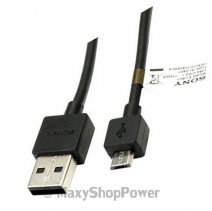 SONY CAVO DATI E RICARICA ORIGINALE EC801 MicroUsb USB BLACK BULK /