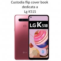 SMART BOOK CUSTODIA A LIBRO POKET FLIP COVER CASE PER LG K51S BLACK