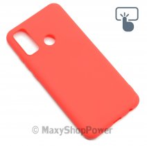 FORCELL CUSTODIA TPU SILICONE COVER SOFT-CASE PER HUAWEI P SMART (2020) RED