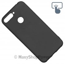 FORCELL CUSTODIA TPU SILICONE COVER SOFT-CASE PER HUAWEI Y6 PRIME (2018) BLACK