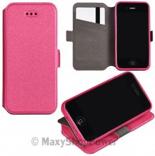 CUSTODIA S-POCKET BOOK ORIZZONTALE SILICONE FLIP CASE PER HUAWEI Y6 PINK
