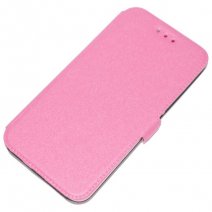 CUSTODIA S-POCKET BOOK ORIZZONTALE SILICONE FLIP CASE PER HUAWEI Y6 PINK