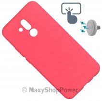 FORCELL CUSTODIA TPU SILICONE COVER SOFT-MAGNET CASE PER HUAWEI MATE 20 LITE RED